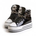 Casual metal del cráneo del Rhinestone 